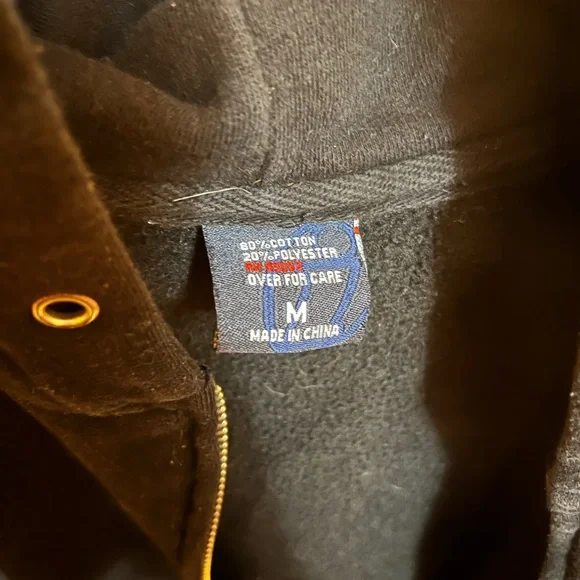 Pearl Jam Built to Last Black Zip-Up Tour Hoodie - Picture 3 of 3